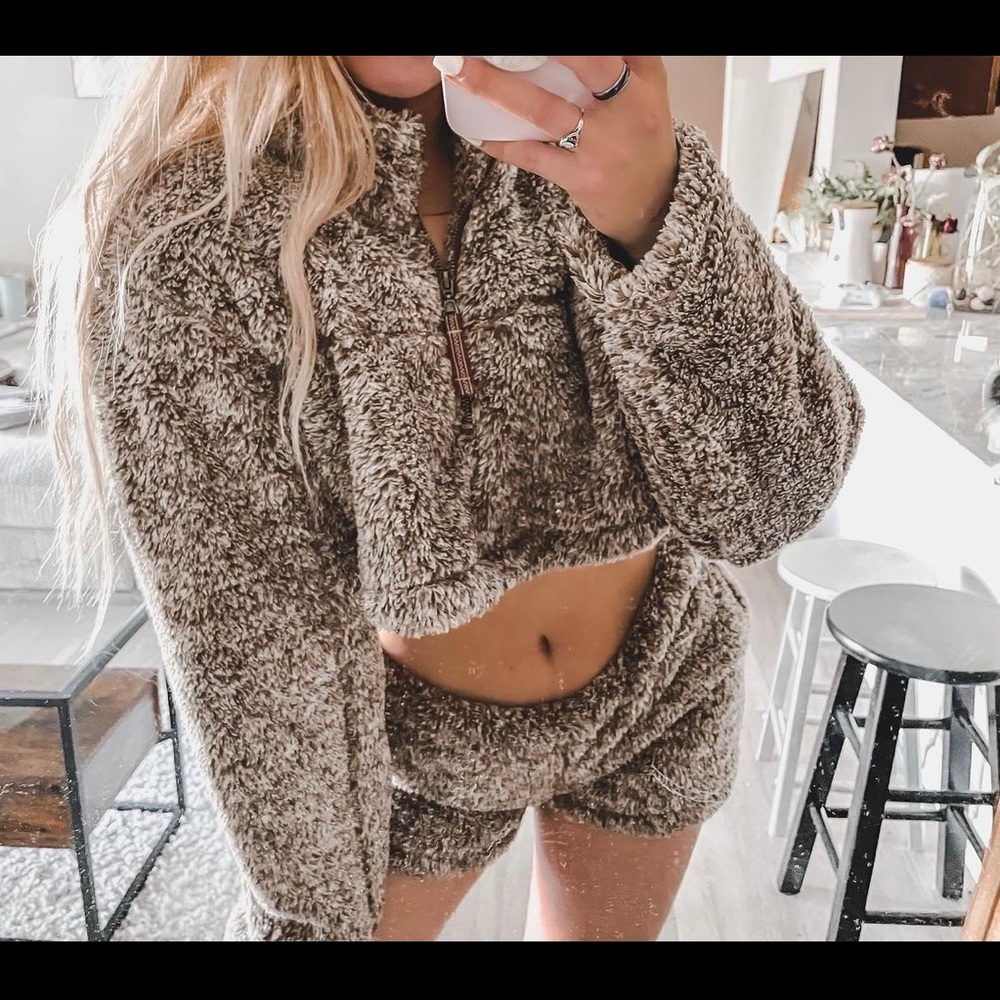 Sherpa teddy bear set